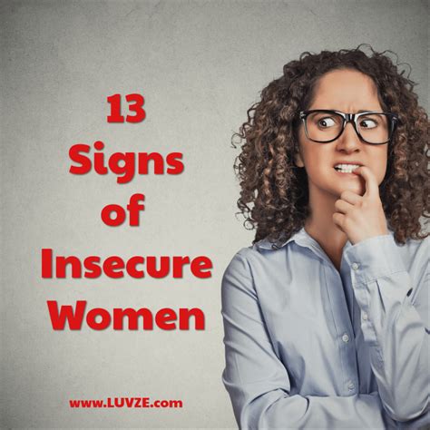 signs youre dating an insecure woman